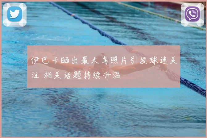 伊巴卡晒出最大鸟照片引发球迷关注 相关话题持续升温
